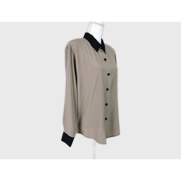 S.G. Sport Collection Size L Tan Black Shirt - Picture 4 of 9
